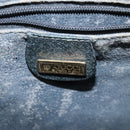 GUCCI GG Supreme Sherry Line Shoulder Bag PVC Navy Gold Red Auth bs25574-17