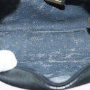 GUCCI GG Supreme Sherry Line Shoulder Bag PVC Navy Gold Red Auth bs25574-10