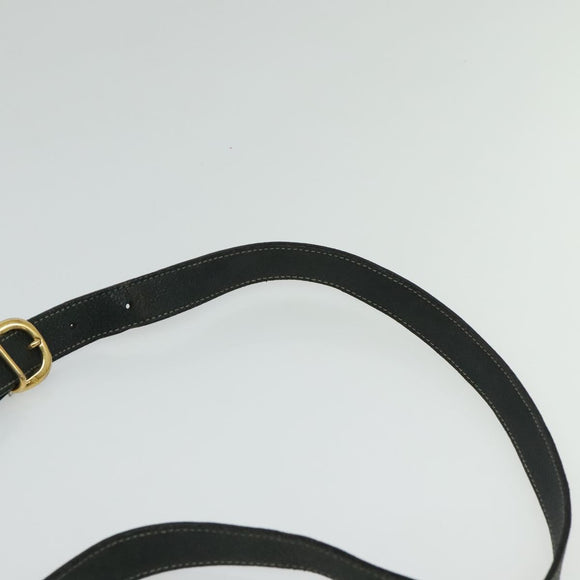 GUCCI GG Supreme Sherry Line Shoulder Bag PVC Navy Gold Red Auth bs25574