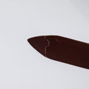 CARTIER Must Line Shoulder Bag Leather Bordeaux Gold Auth bs25581-14