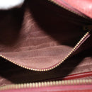 CARTIER Must Line Shoulder Bag Leather Bordeaux Gold Auth bs25581-19