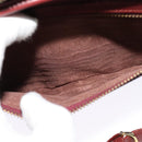 CARTIER Must Line Shoulder Bag Leather Bordeaux Gold Auth bs25581-20