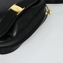Salvatore Ferragamo Vala Shoulder Bag Leather Black Auth bs25584-6