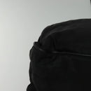 FENDI Shoulder Bag Nylon Black Gold Auth bs25587-9