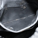 FENDI Shoulder Bag Nylon Black Gold Auth bs25587-11