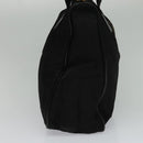 FENDI Shoulder Bag Nylon Black Gold Auth bs25587-3