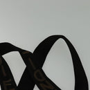 FENDI Shoulder Bag Nylon Black Gold Auth bs25587-8