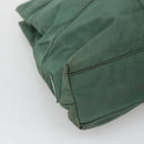 PRADA Shoulder Bag Nylon Green Silver Auth bs25592-15