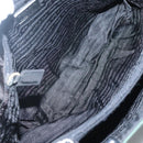 PRADA Shoulder Bag Nylon Green Silver Auth bs25592-11