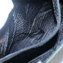 PRADA Shoulder Bag Nylon Green Silver Auth bs25592-22