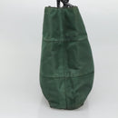 PRADA Shoulder Bag Nylon Green Silver Auth bs25592-4