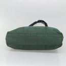 PRADA Shoulder Bag Nylon Green Silver Auth bs25592-5