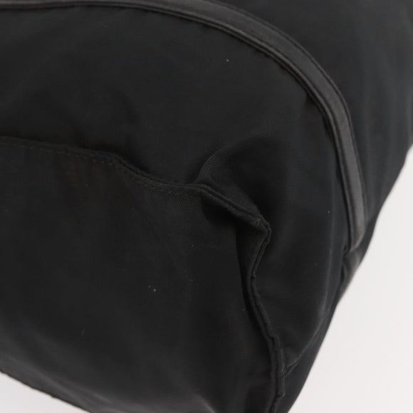 PRADA Shoulder Bag Nylon Black Silver Auth bs25600