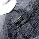 PRADA Shoulder Bag Nylon Black Silver Auth bs25600-19