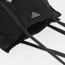 PRADA Shoulder Bag Nylon Black Silver Auth bs25600-6