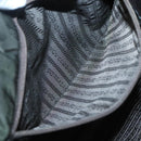 PRADA Shoulder Bag Nylon Khaki Silver Auth bs25613-11