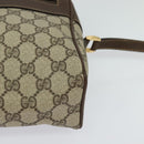 GUCCI GG Supreme Web Sherry Line Bag PVC Beige Red 001 56 0852 Auth bs25617-14