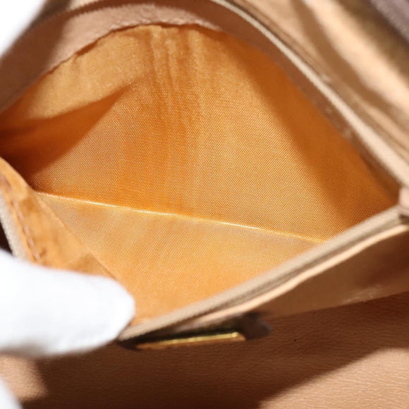 GUCCI GG Supreme Web Sherry Line Bag PVC Beige Red 001 56 0852 Auth bs25617