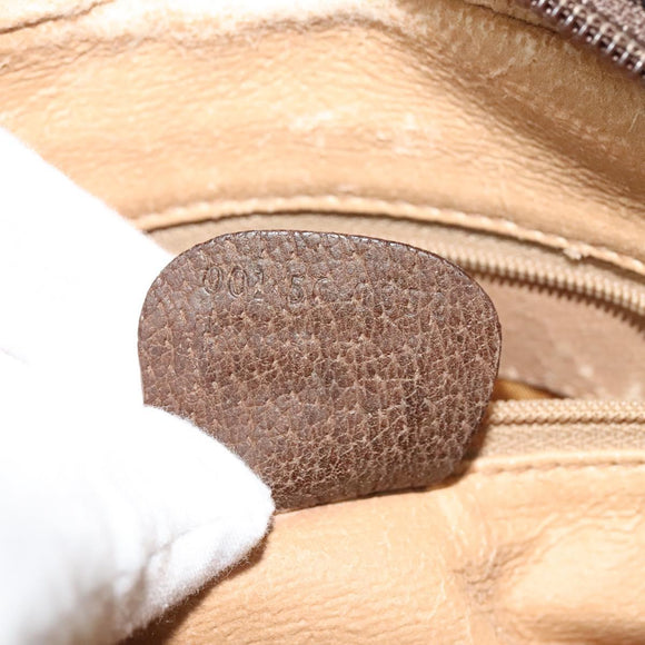 GUCCI GG Supreme Web Sherry Line Bag PVC Beige Red 001 56 0852 Auth bs25617