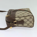 GUCCI GG Supreme Web Sherry Line Bag PVC Beige Red 001 56 0852 Auth bs25617-3