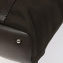 GUCCI Bamboo Hand Bag Nylon Beige Silver 000 1998 0508 Auth bs25619-14