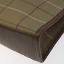 BURBERRYS Nova Check Clutch Bag Canvas Beige Auth bs25648-15