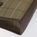 BURBERRYS Nova Check Clutch Bag Canvas Beige Auth bs25648-16