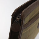 BURBERRYS Nova Check Clutch Bag Canvas Beige Auth bs25648-9