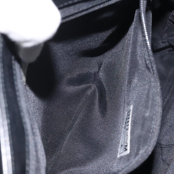 GIVENCHY Hand Bag Leather Black Auth bs25658