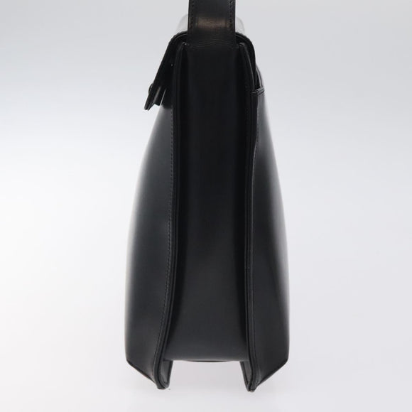 GIVENCHY Hand Bag Leather Black Auth bs25658