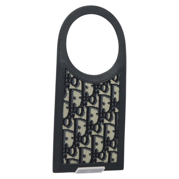 Christian Dior Trotter Canvas Door Knob Plate Navy Auth bs25674