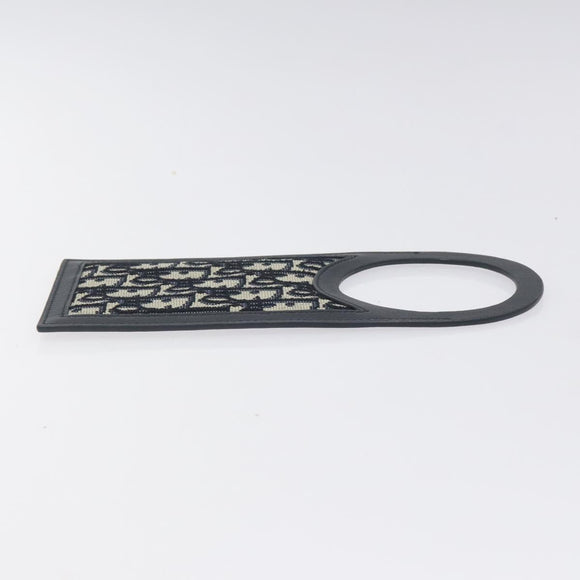 Christian Dior Trotter Canvas Door Knob Plate Navy Auth bs25674