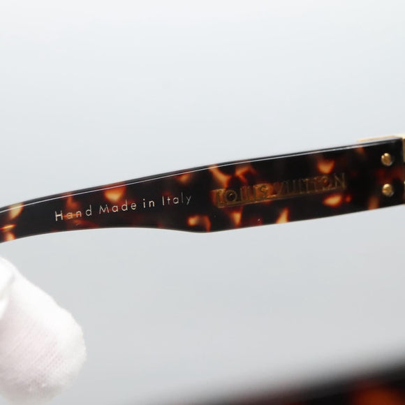 LOUIS VUITTON Sunglasses plastic Brown LV Auth bs25675