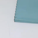 FENDI Clutch Bag Leather Light Blue Auth bs25680-15