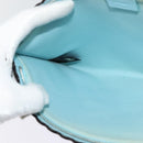 FENDI Clutch Bag Leather Light Blue Auth bs25680-18