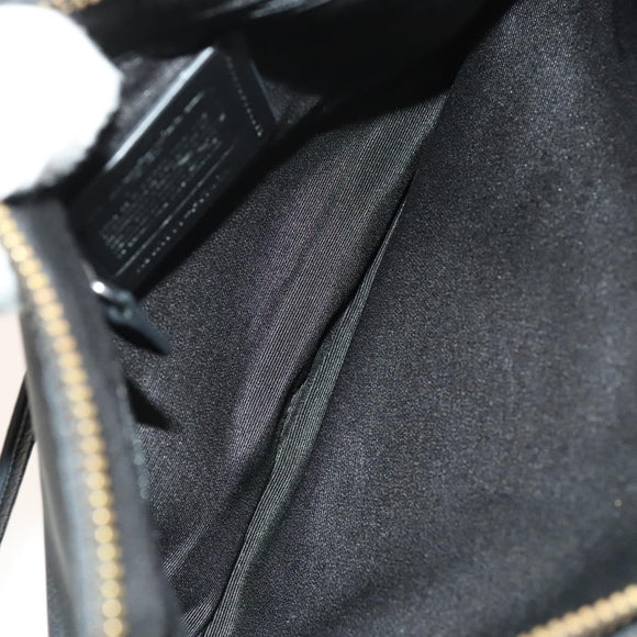 Coach Shoulder Bag Nylon Canvas 3Set Black Beige Orange Auth bs25684