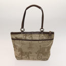 Coach Shoulder Bag Nylon Canvas 3 Set Black Beige Orange Auth bs25684-19