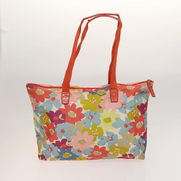 Coach Shoulder Bag Nylon Canvas 3Set Black Beige Orange Auth bs25684