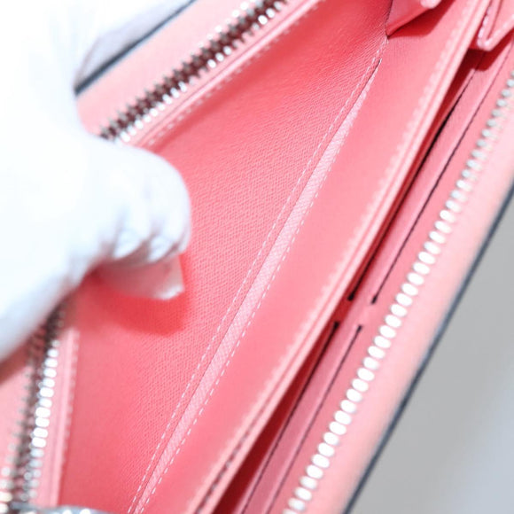 LOUIS VUITTON Epi Aqua Pattern Zippy Wallet Long Wallet Blue M56233 Auth bs25694