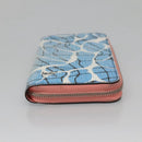 LOUIS VUITTON Epi Aqua Pattern Zippy Wallet Long Wallet Blue M56233 Auth bs25694-3