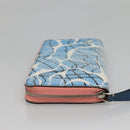 LOUIS VUITTON Epi Aqua Pattern Zippy Wallet Long Wallet Blue M56233 Auth bs25694-4
