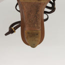 LOUIS VUITTON Pumps Leather Brown LV Auth bs25696-10