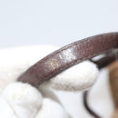 LOUIS VUITTON Pumps Leather Brown LV Auth bs25696-19