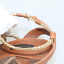 LOUIS VUITTON Pumps Leather Brown LV Auth bs25697-17