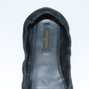 LOUIS VUITTON Pumps Suede Black LV Auth bs25699-12