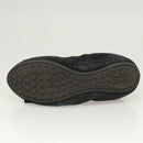 LOUIS VUITTON Pumps Suede Black LV Auth bs25699-7