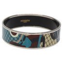 HERMES Emile Bangle metal Blue Auth bs25703-1