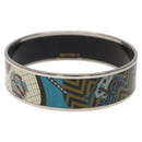 HERMES Emile Bangle metal Blue Auth bs25703-3