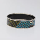 HERMES Emile Bangle metal Blue Auth bs25703-5