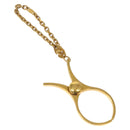 HERMES Glove Holder metal Gold Auth bs25704-1